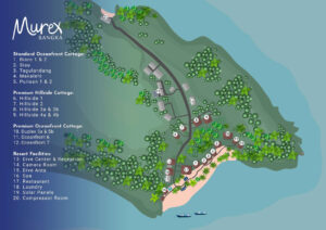 Murex Bangka - Resort Map 2024